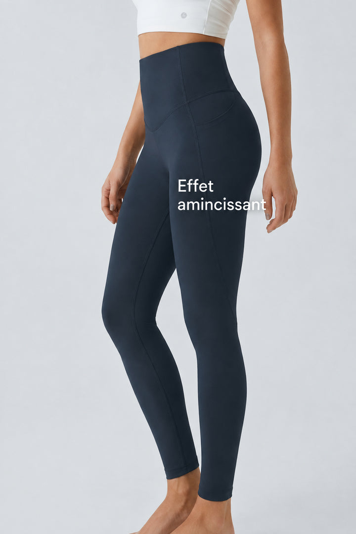 Legging de sport Flexa Wear : sculptant, taille haute, effet scrunch et poches