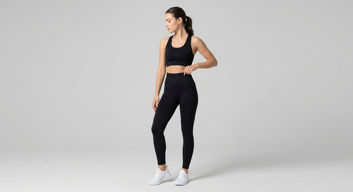 Legging de sport Flexa Wear : sculptant, taille haute, effet scrunch et poches