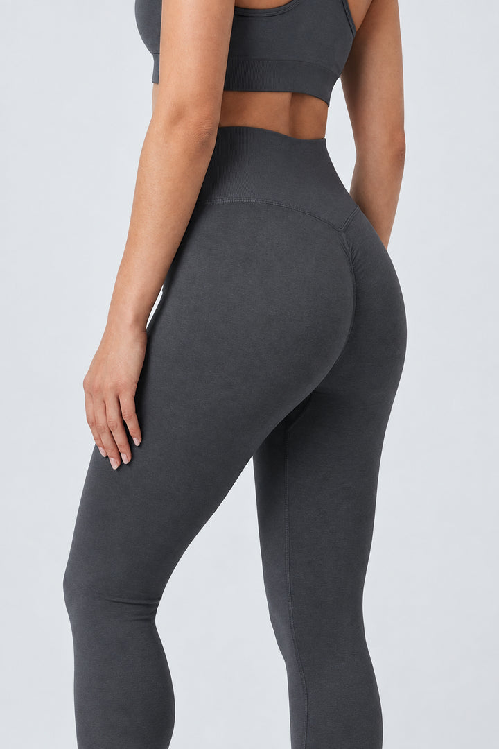Legging de sport Flexa Wear : sculptant, taille haute, effet scrunch et poches